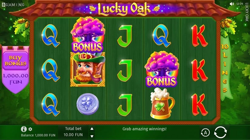 Lucky Oak slot screen 1