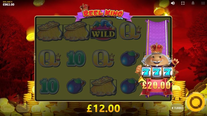 Reel King Mega slot screen 5