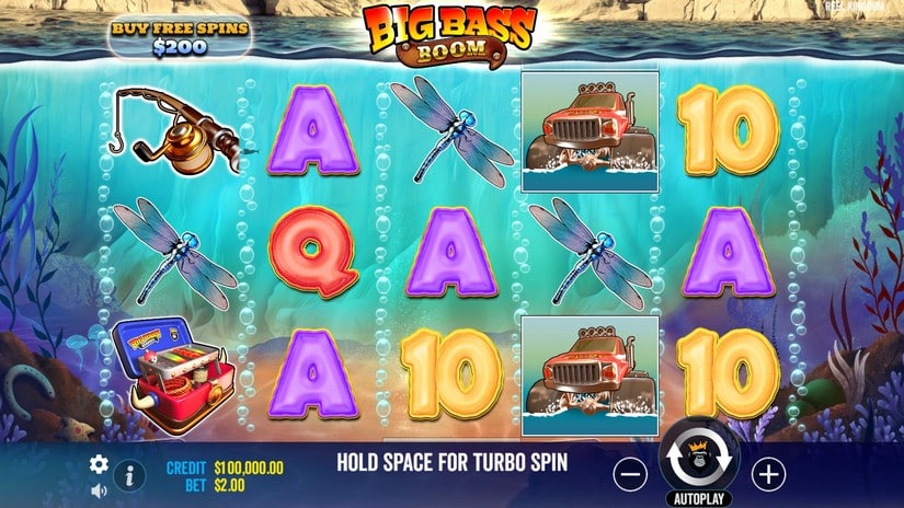 Big Bass Boom slot screen 1