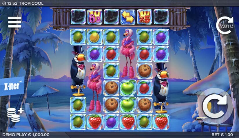 Tropicool slot screen 11