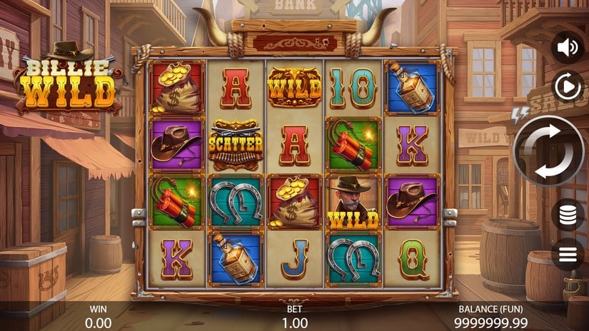 Billie Wild slot screen 1