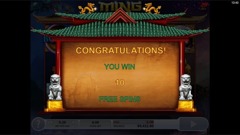 Ming Dynasty slot screen 4