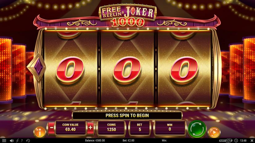 Free Reelin Joker 1000 slot screen 1