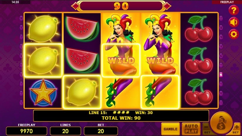 Lucky Joker 20 slot screen 5