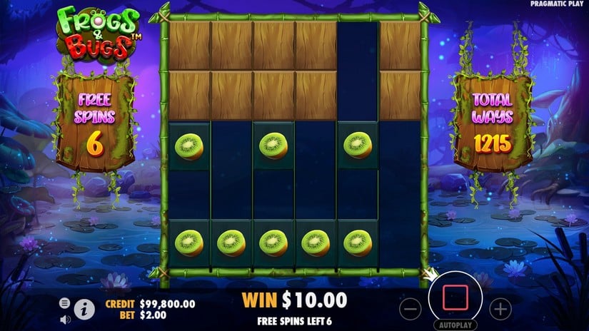 Frogs & Bugs slot screen 4