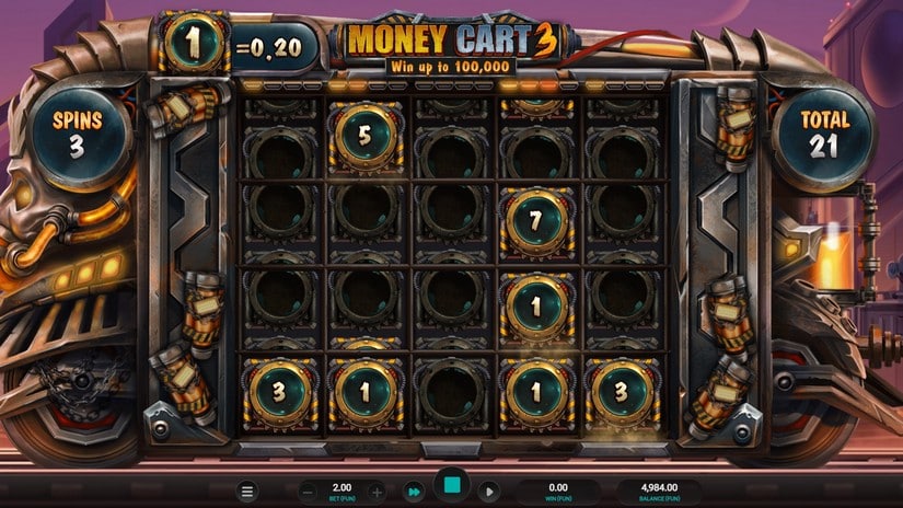 Money Cart 3 slot screen 3