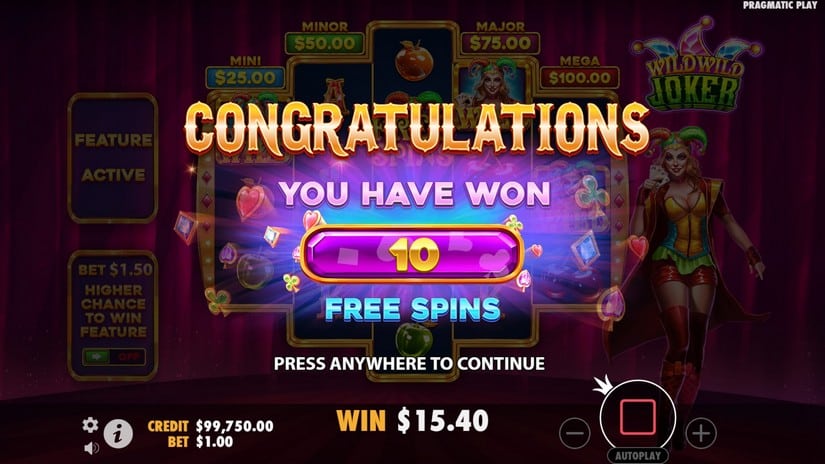 Wild Wild Joker slot screen 4