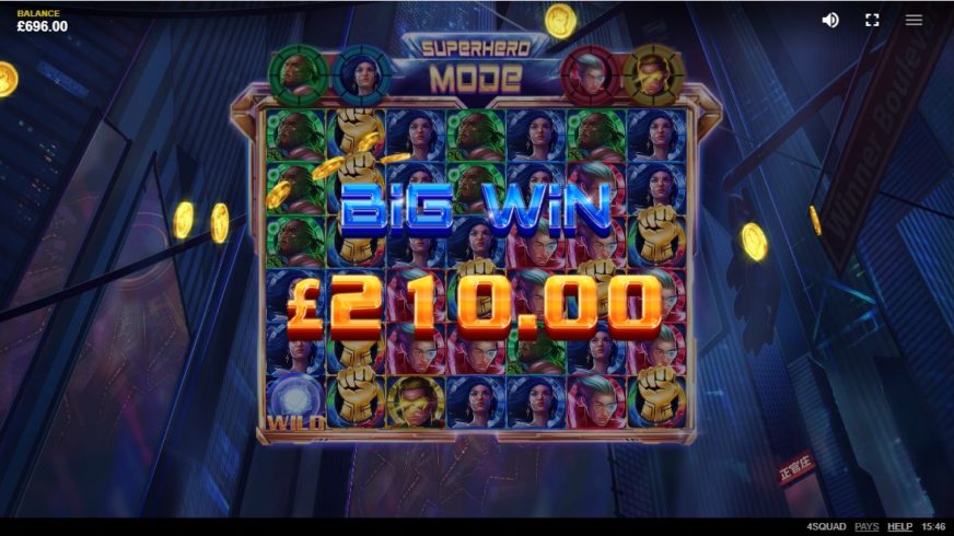 4Squad slot screen 6