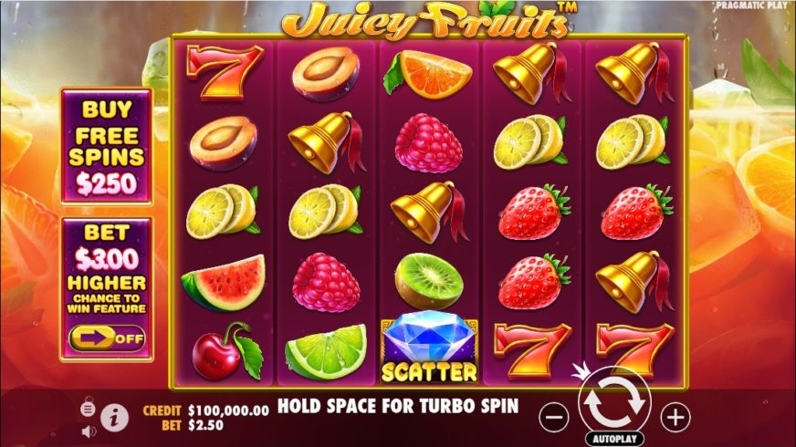 Juicy Fruits slot screen 1