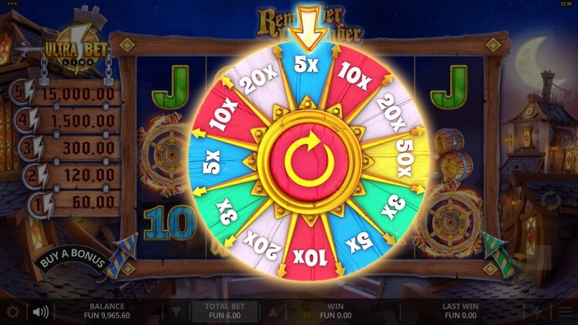 Remember Remember slot screen 3