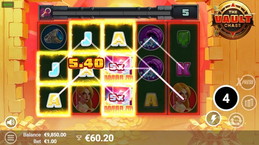 The Vault Chase slot screen 5