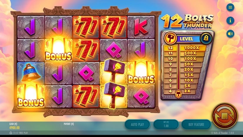 12 Bolts of Thunder slot screen 2