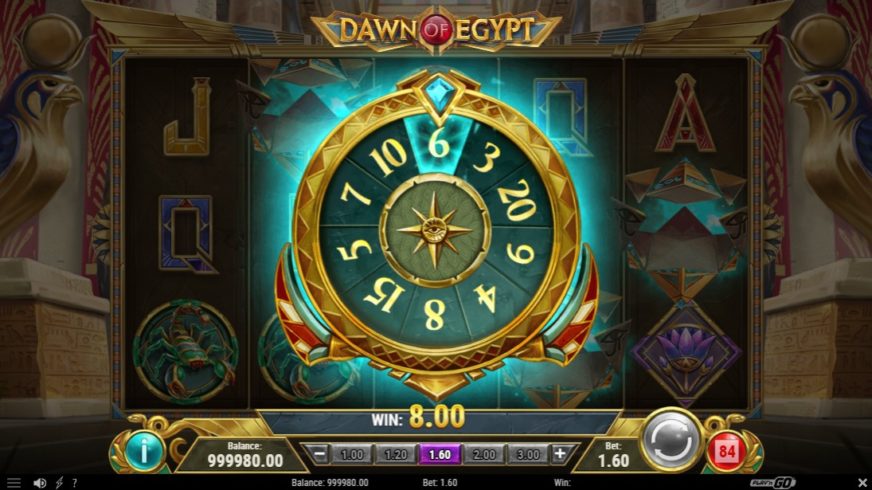Dawn of Egypt slot screen 3