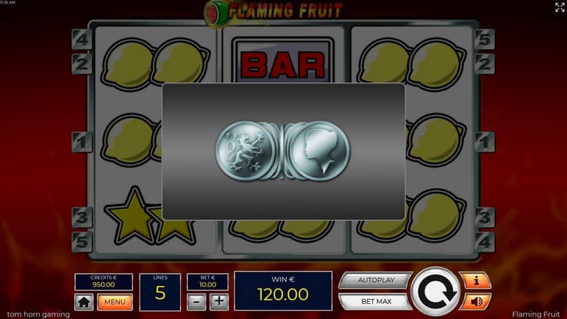 Flaming Fruit slot screen 3