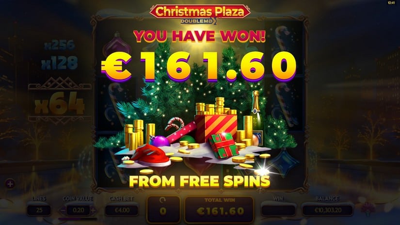 Christmas Plaza DoubleMax slot screen 8
