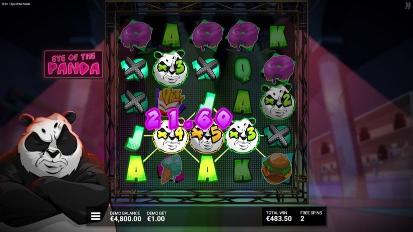 Eye of the Panda slot screen 6