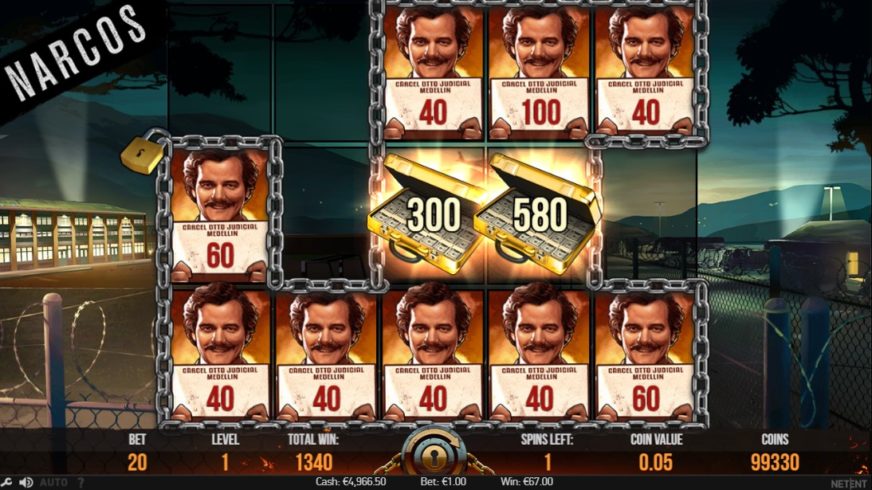 Narcos slot screen 5