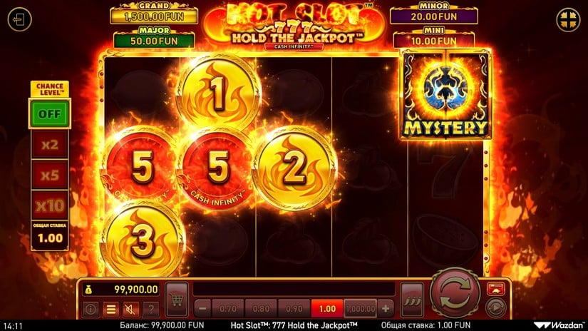 Hot Slot™: 777 Hold the Jackpot™ slot screen 2