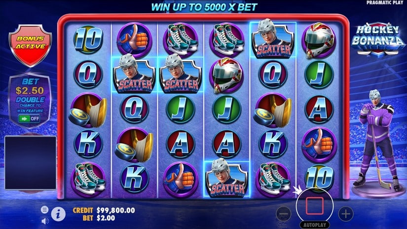 Hockey Bonanza slot screen 2