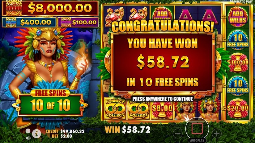 Firebird Spirit slot screen 6