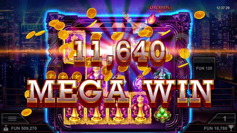 Checkmate Hot1 slot screen 5