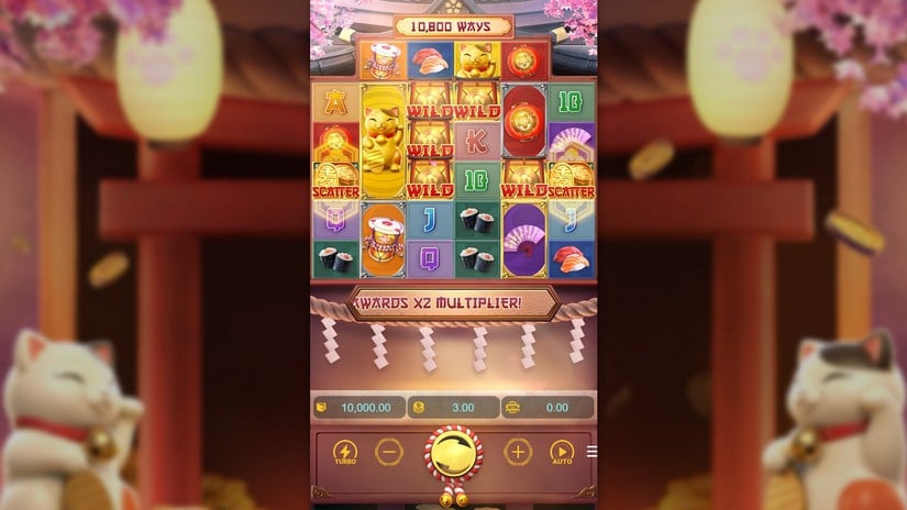 Lucky Neko slot screen 1