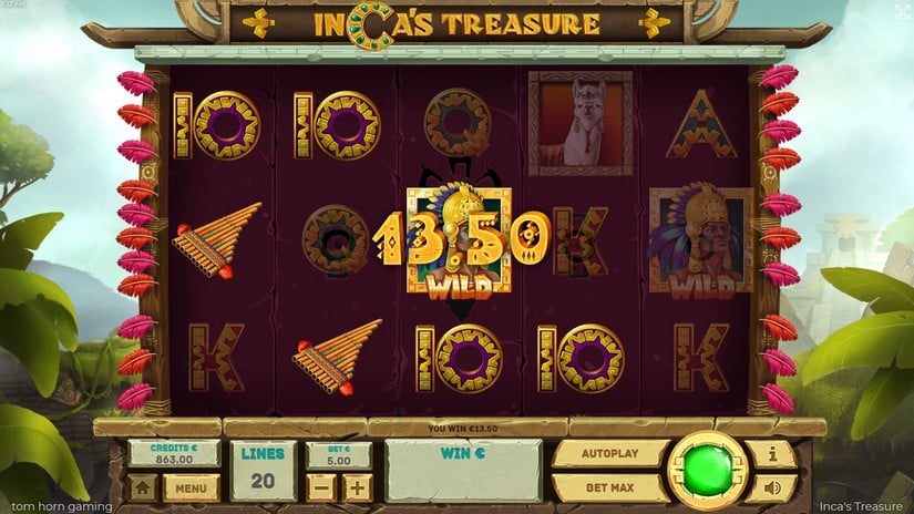 Incas Treasure slot screen 3