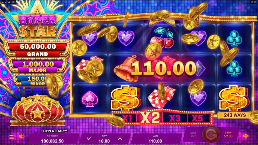 Hyper Star slot screen 4
