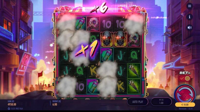 Xterminate slot screen 5