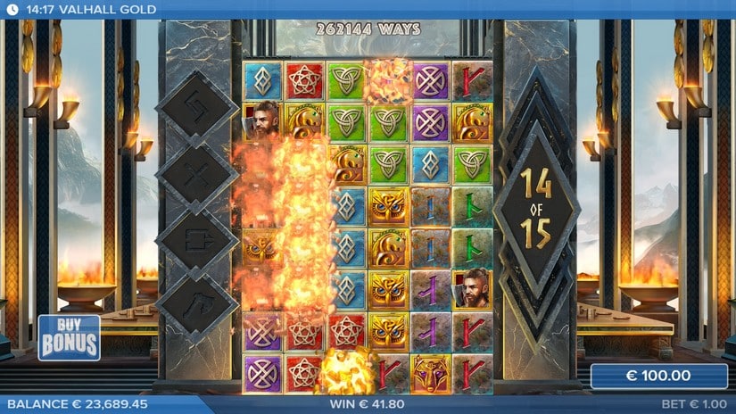 Valhall Gold slot screen 7