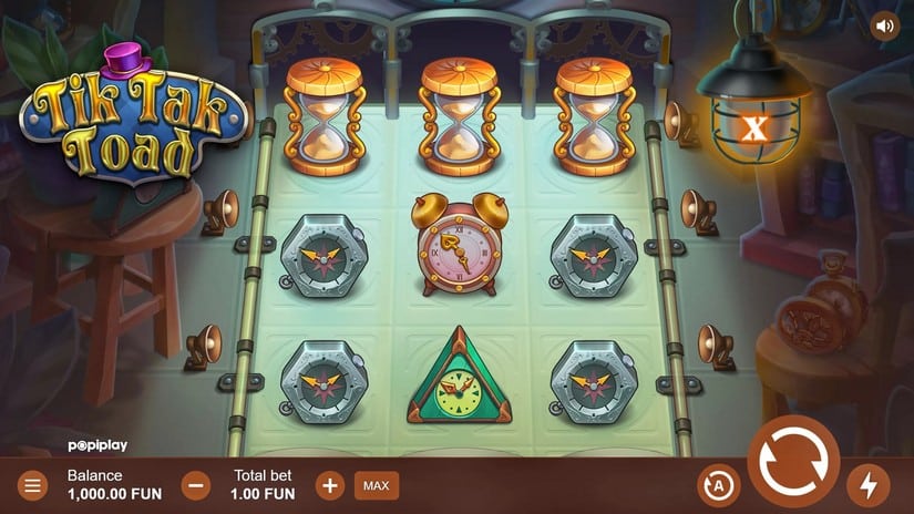 Tik Tak Toad slot screen 1