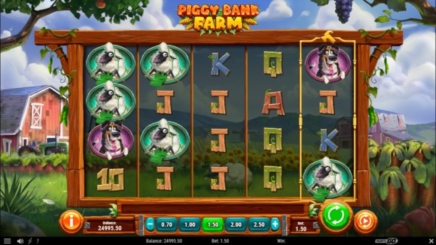 Piggy Bank Farm slot screen 1