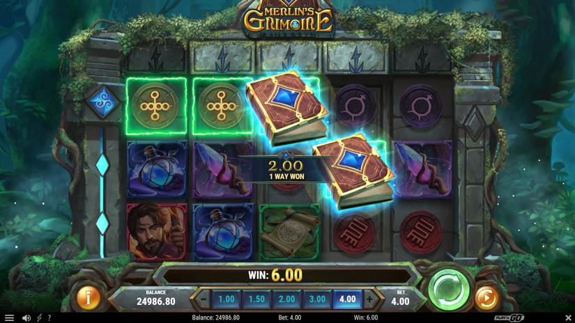 Merlin’s Grimoire slot screen 3