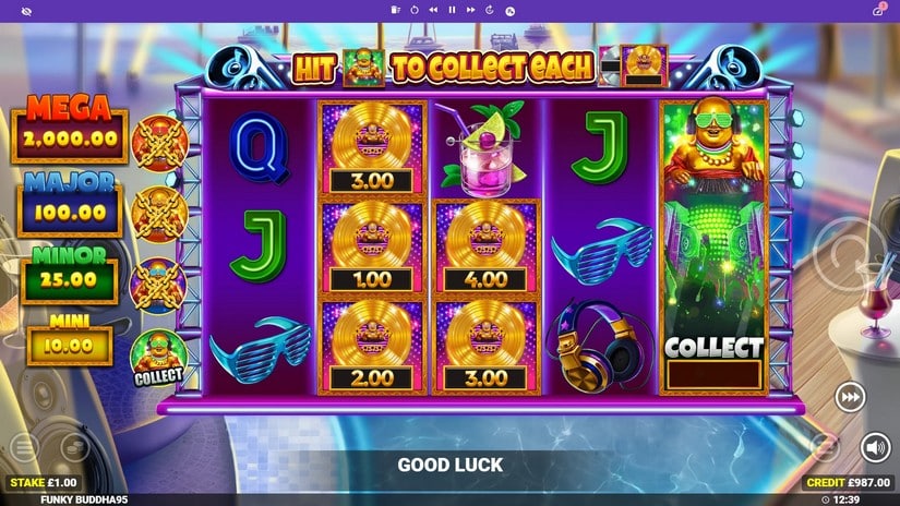 Funky Buddha slot screen 2