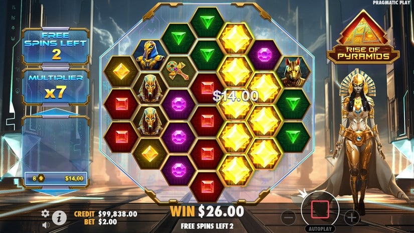 Rise of Pyramids slot screen 5