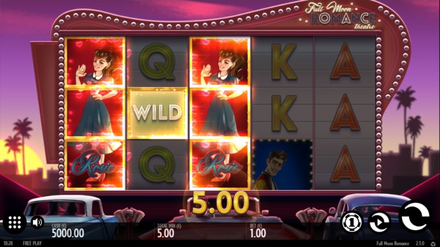 Full Moon Romance slot screen 3