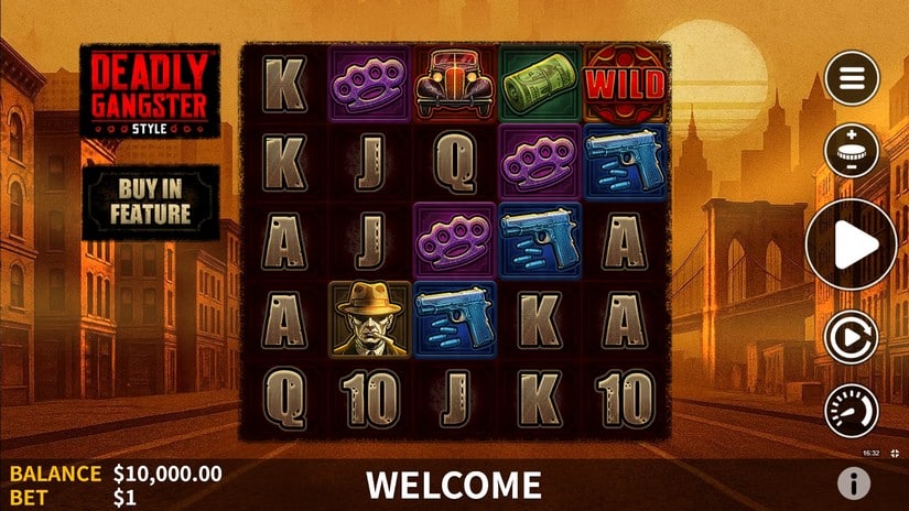 Deadly Gangster Style slot screen 1