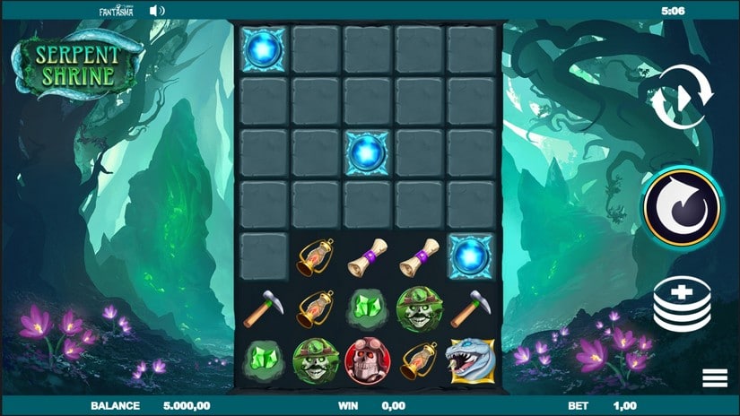 Serpent Shrine slot screen 1