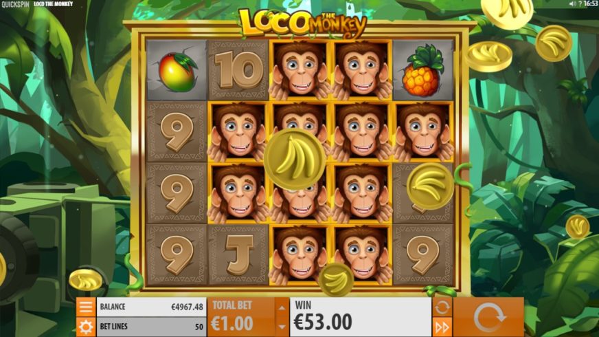 Loco the Monkey slot screen 2
