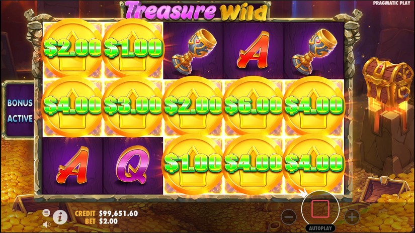 Treasure Wild slot screen 4