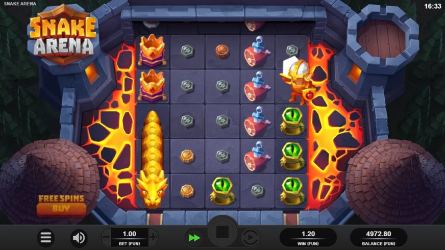 Snake Arena slot screen 3