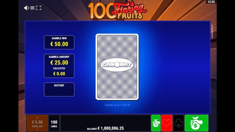 100 Flaring Fruits slot screen 4