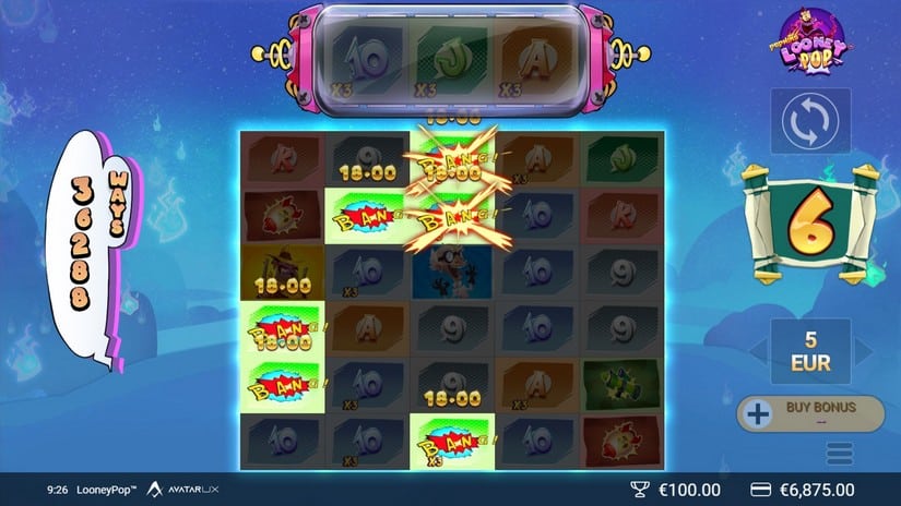 LooneyPop slot screen 5