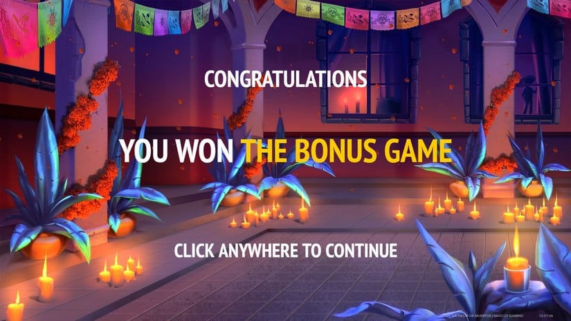La Fiesta De Muertos slot screen 2