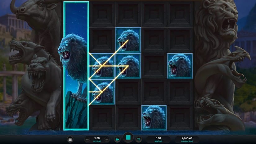 Hercules Unleashed Dream Drop slot screen 5