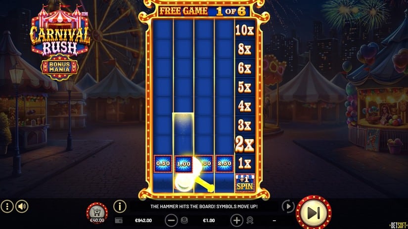 Carnival Rush slot screen 6