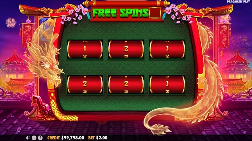 Dragon Hero slot screen 3