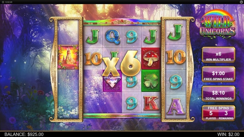 Wild Unicorns slot screen 4