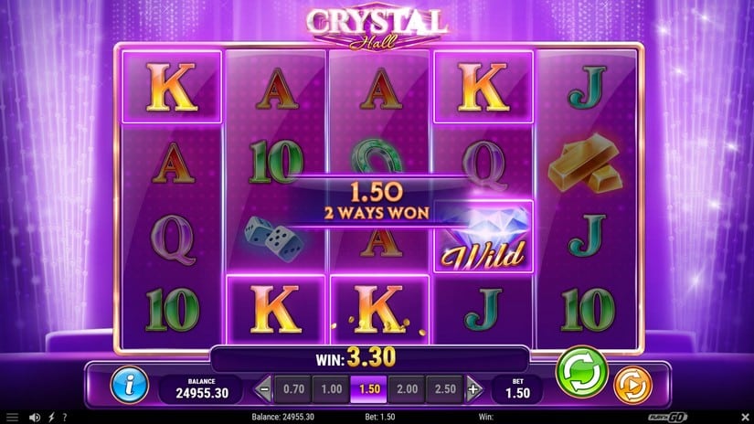 Crystal Hall slot screen 3