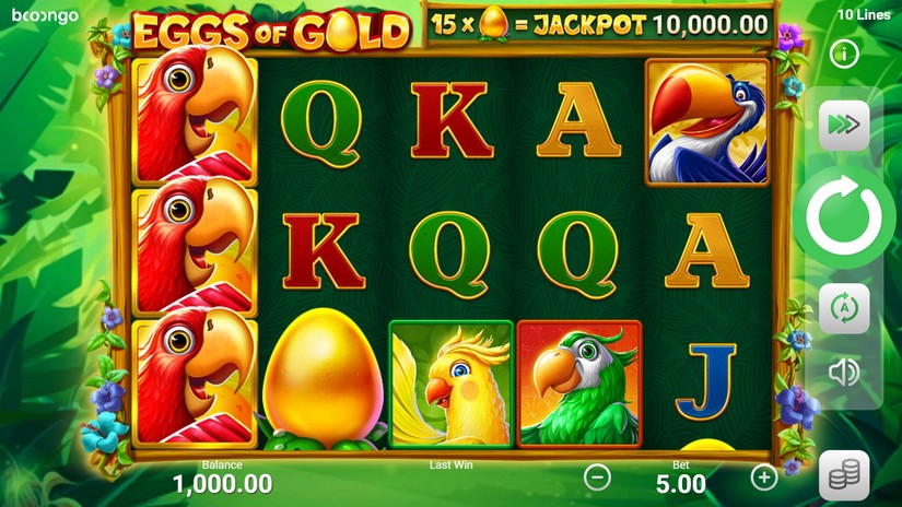 Eggs of Gold slot screen 1